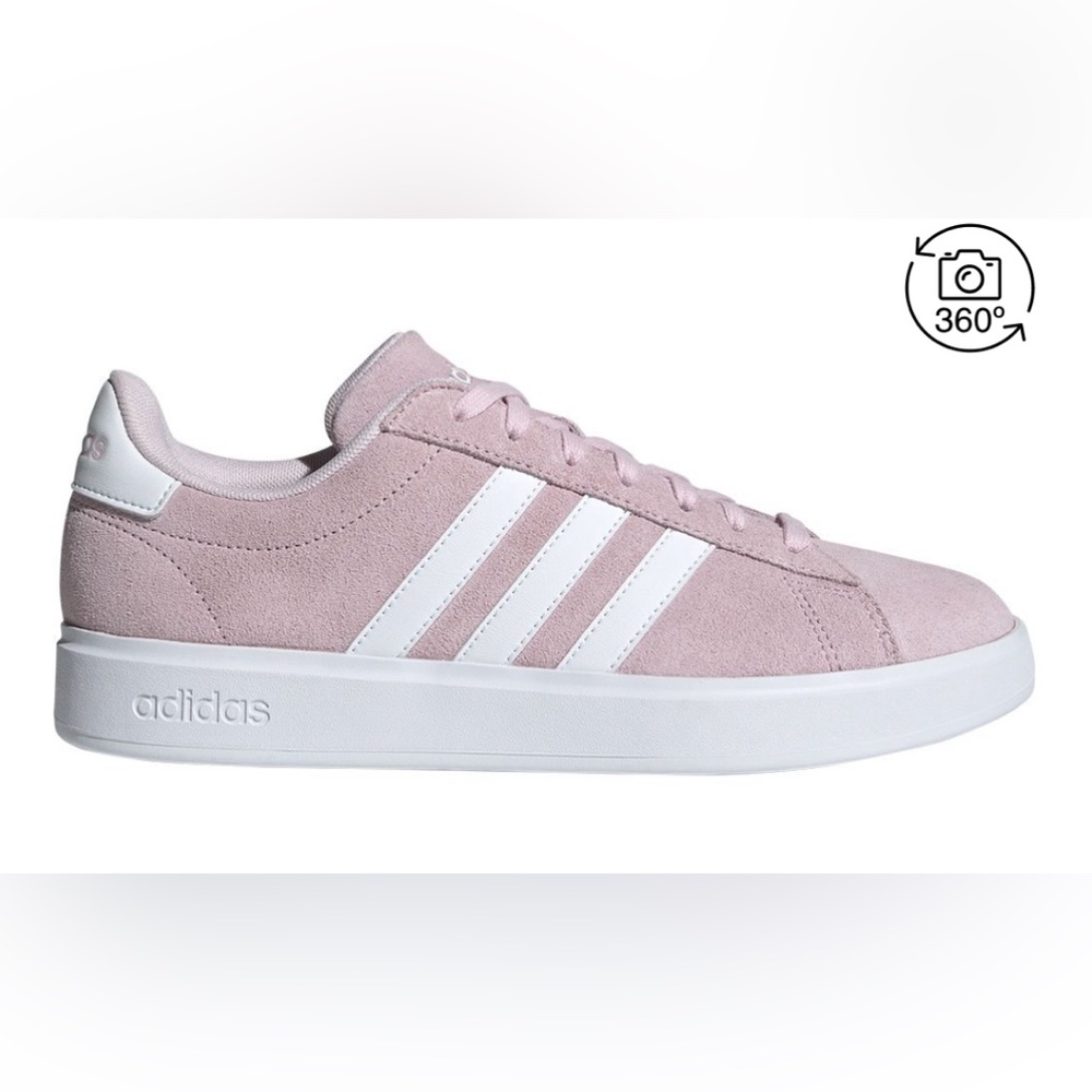 adidas Grand Court 2.0 Trainers Pink suede